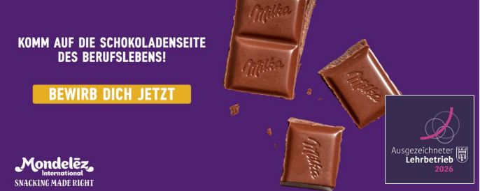 Milka - komm auf die Schokoladenseie des Berufslebens